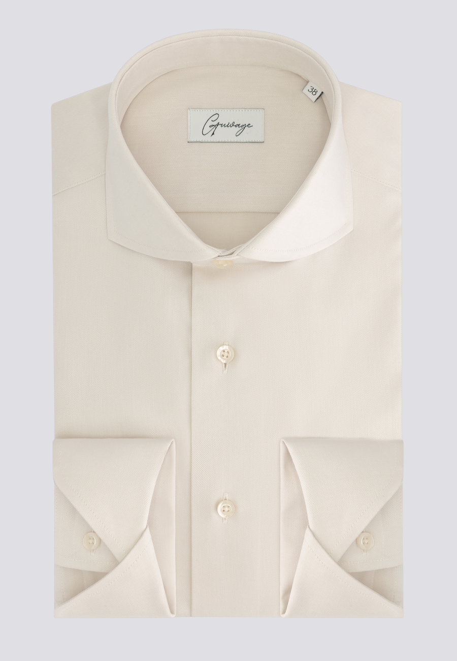 Chemise essentielle blanche ivoire