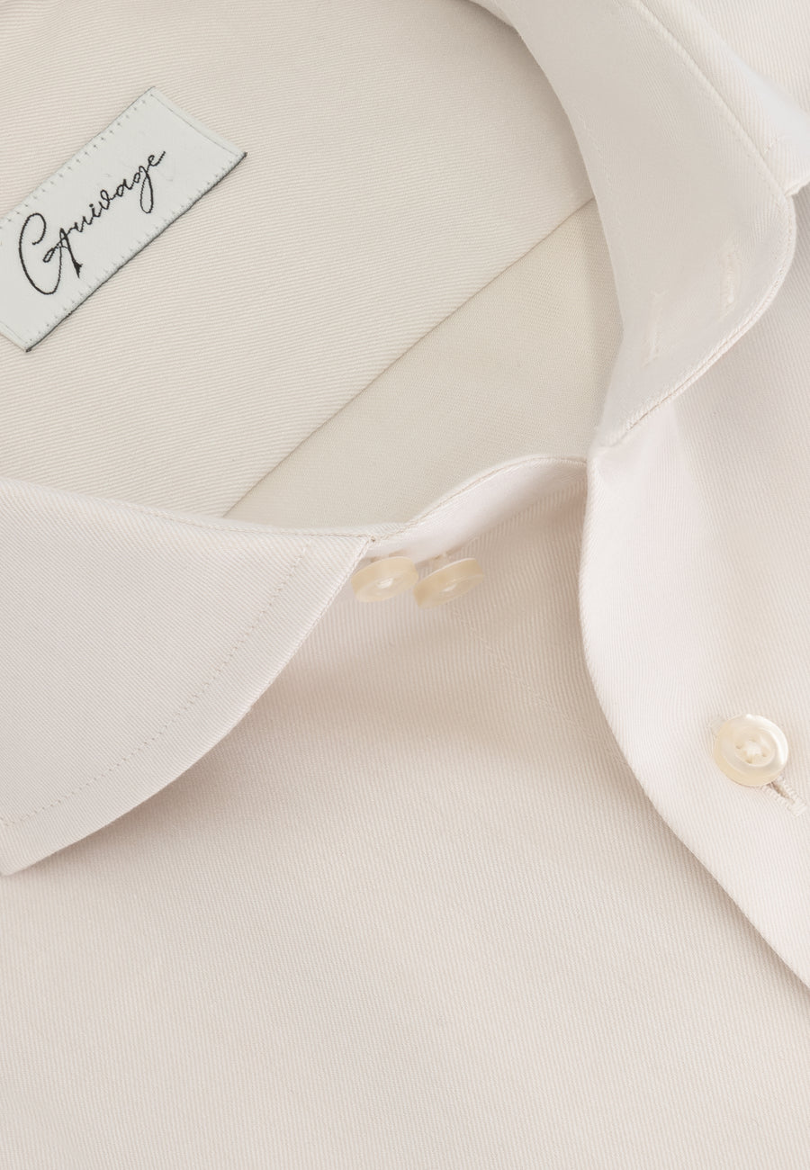 Chemise essentielle blanche ivoire