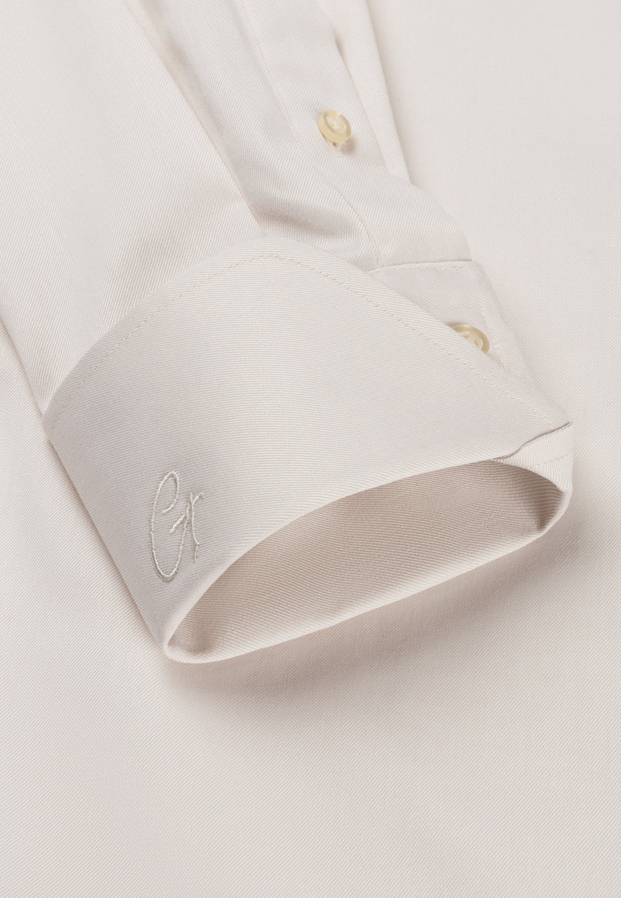 Chemise essentielle blanche ivoire