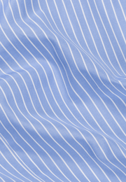 Blue Striped White Banker Shirt - Signature Exclusive
