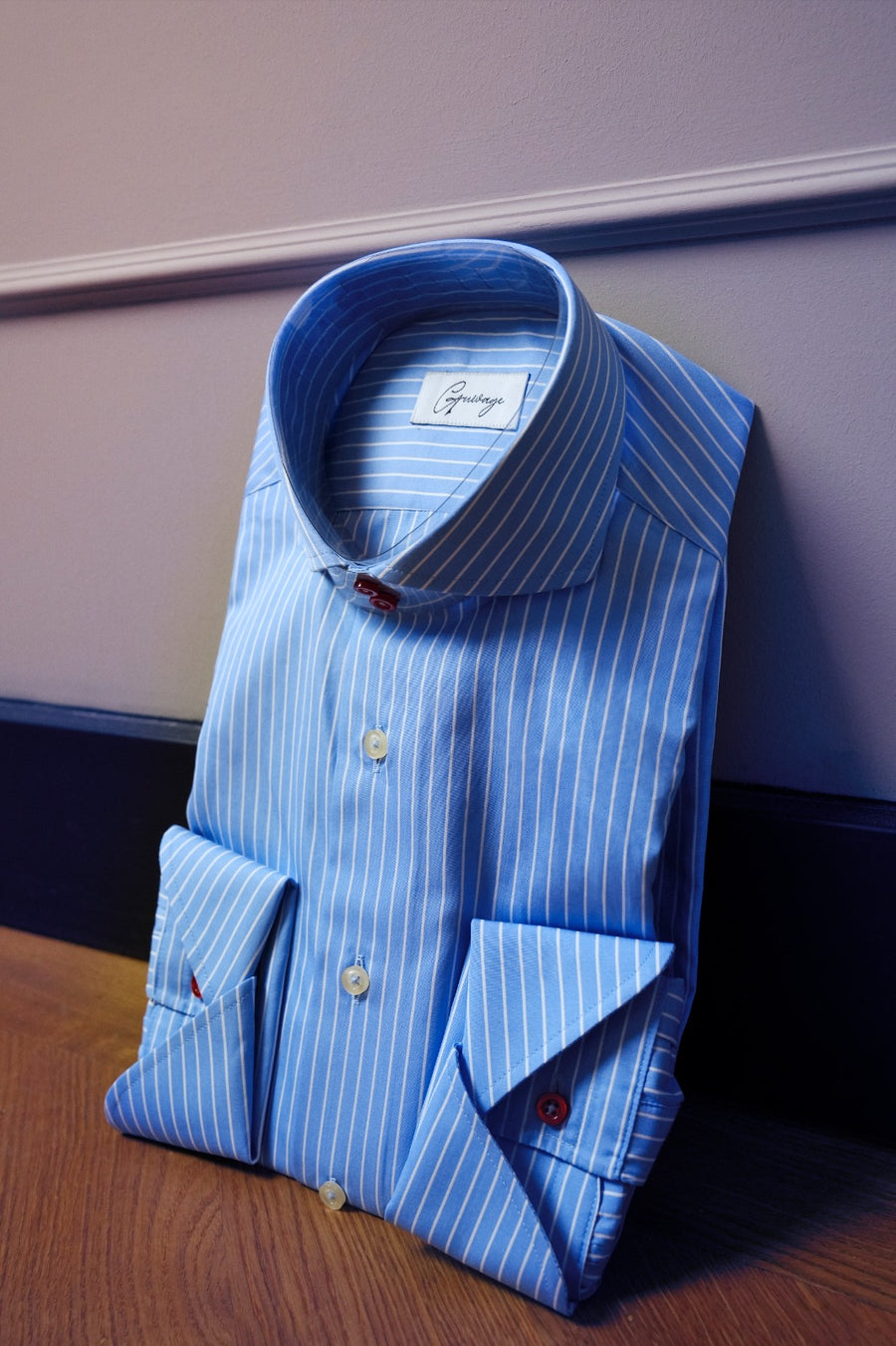Blue Striped Banker Shirt -  Signature Exclusive
