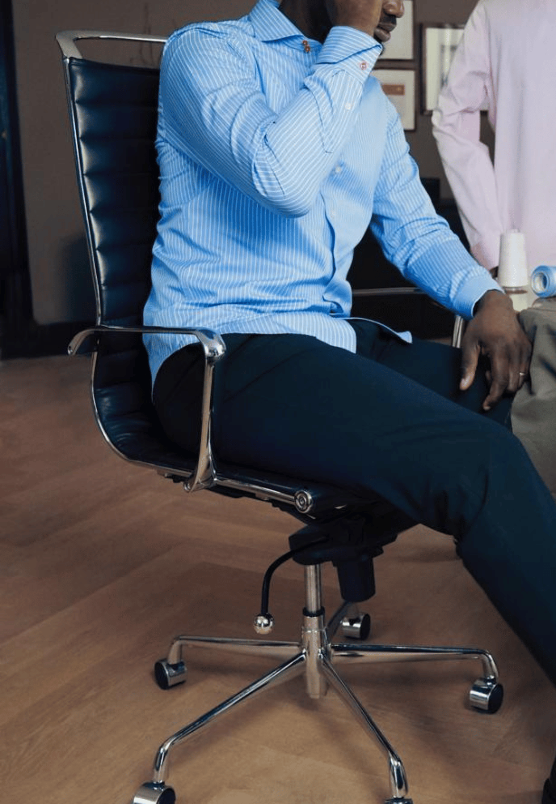 Blue Striped Banker Shirt -  Signature Exclusive