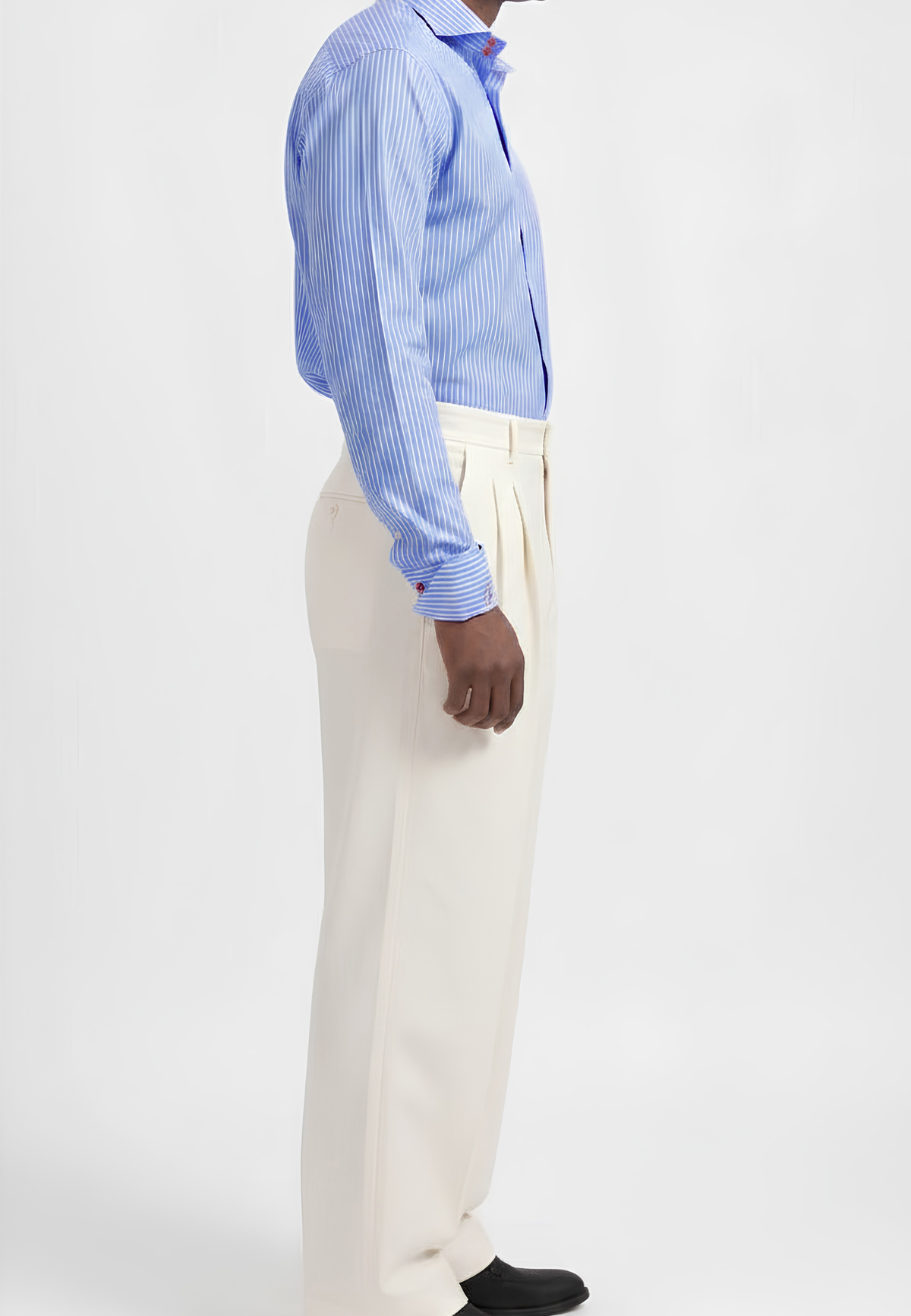 Blue Striped Banker Shirt