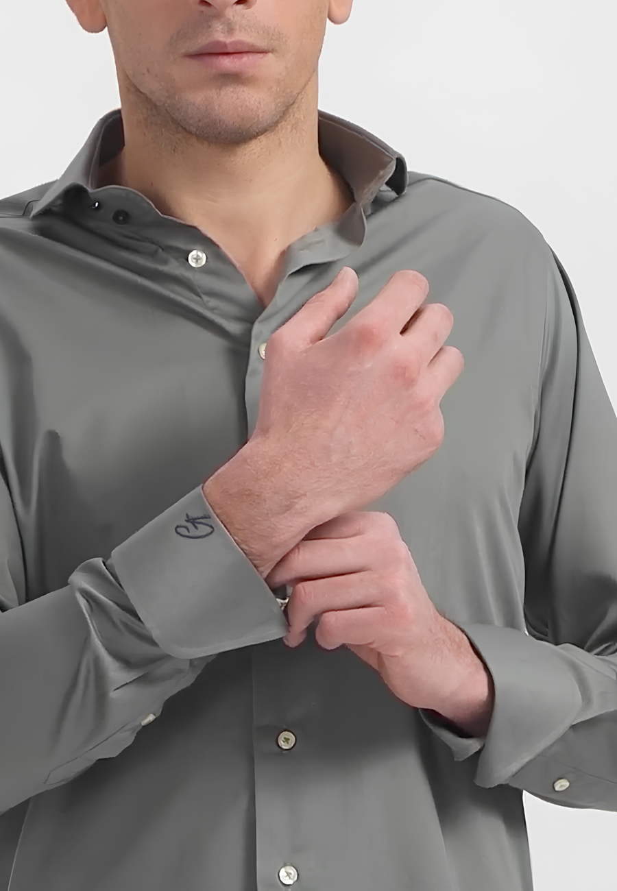 Camicia verde Signature