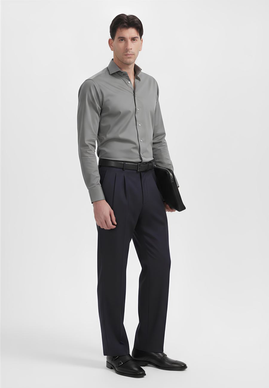 Camicia verde Signature