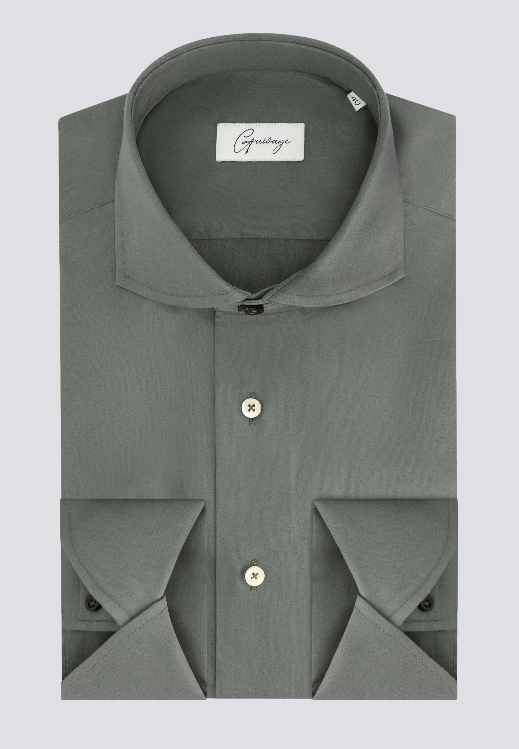 Camicia verde Signature