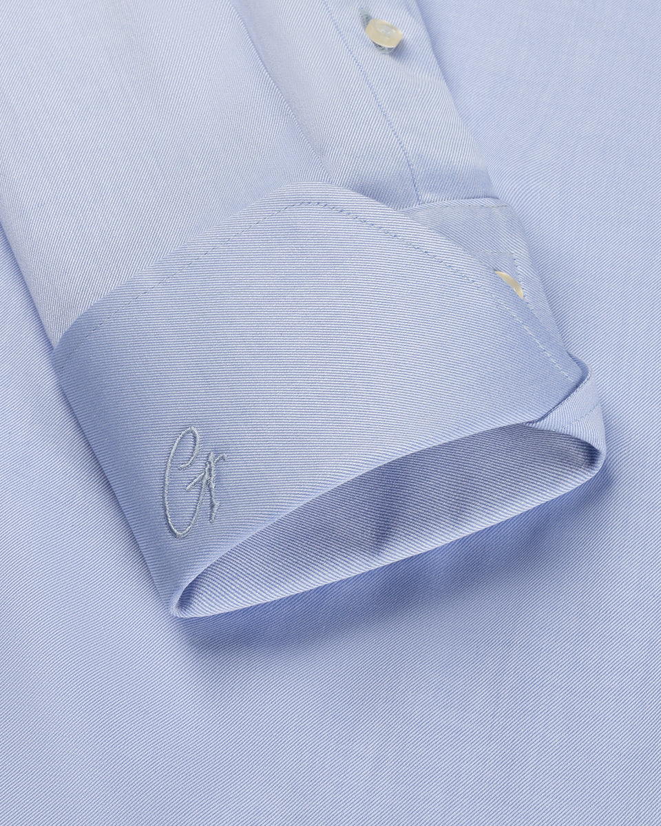 Ice Blue Twill Shirt