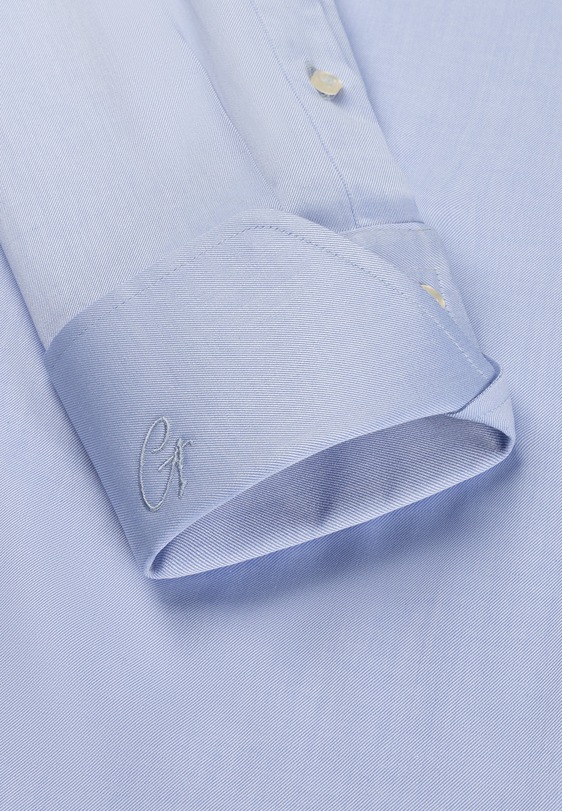 Chemise essentielle bleu glacier