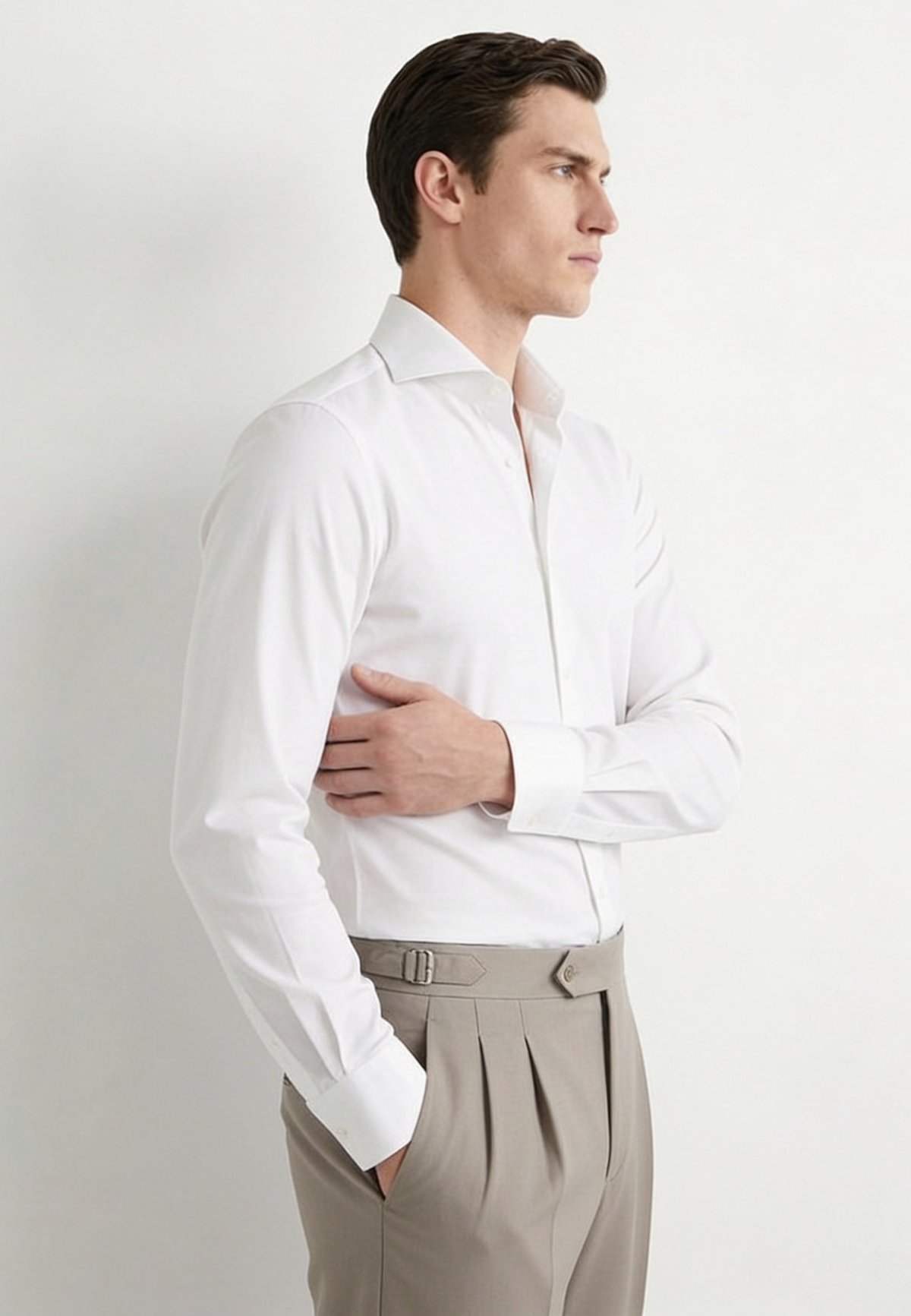 MTO Black Lightweight Stretch Shirt