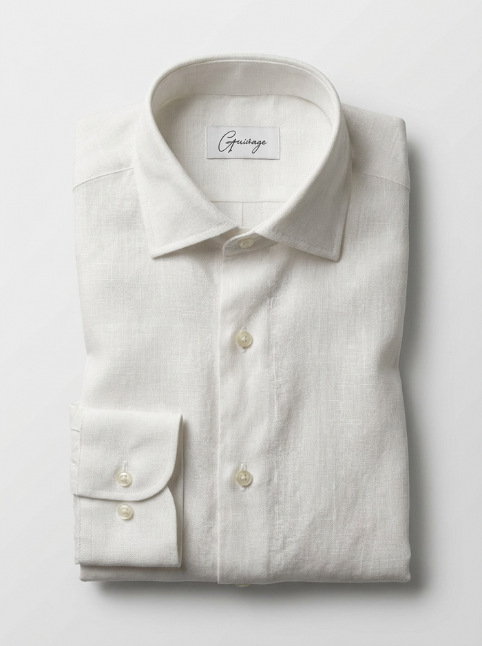 MTO White Washed Linen Shirt