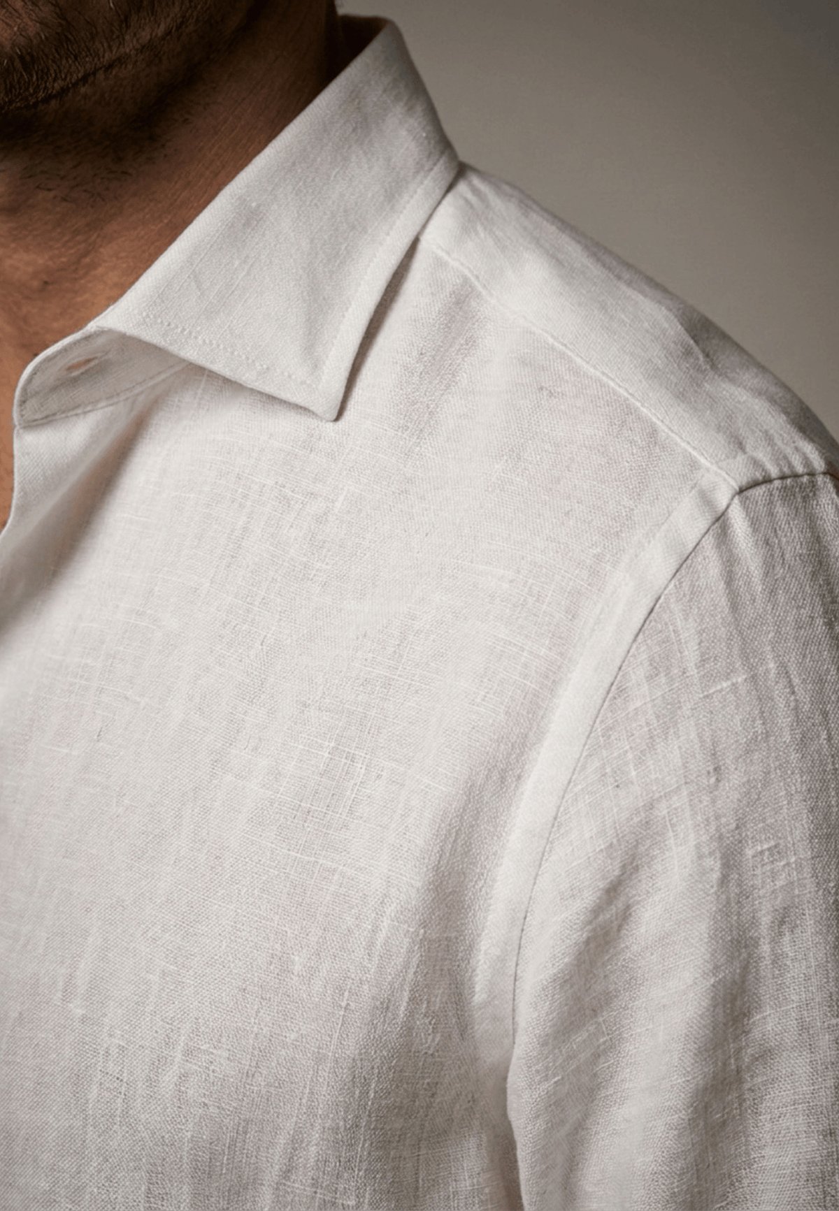 MTO White Washed Linen Shirt