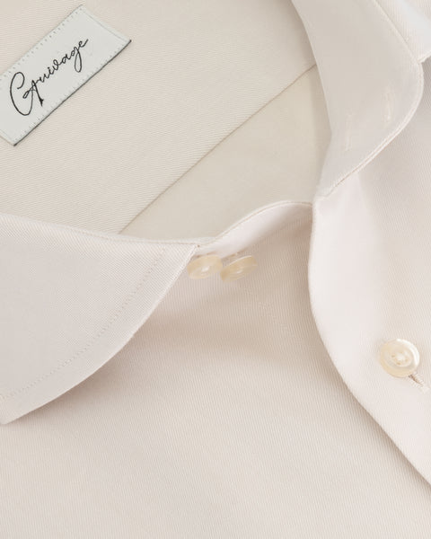 Ivory White Twill Shirt