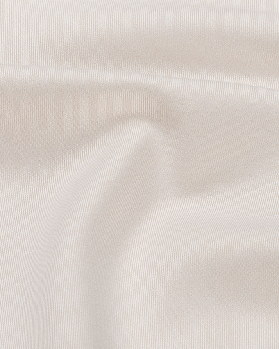 Ivory White Essential Twill Shirt