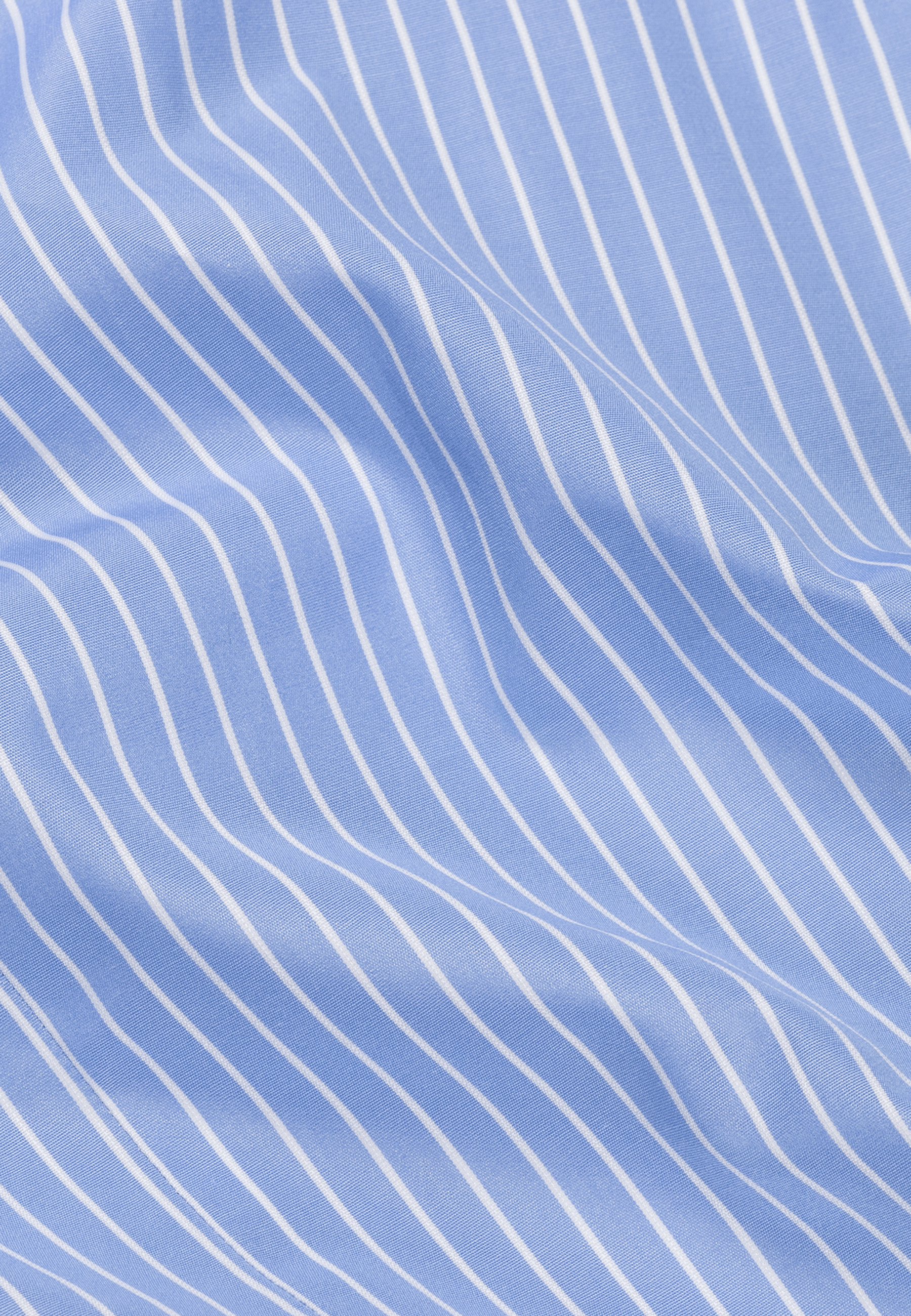 Blue Striped White Banker Shirt