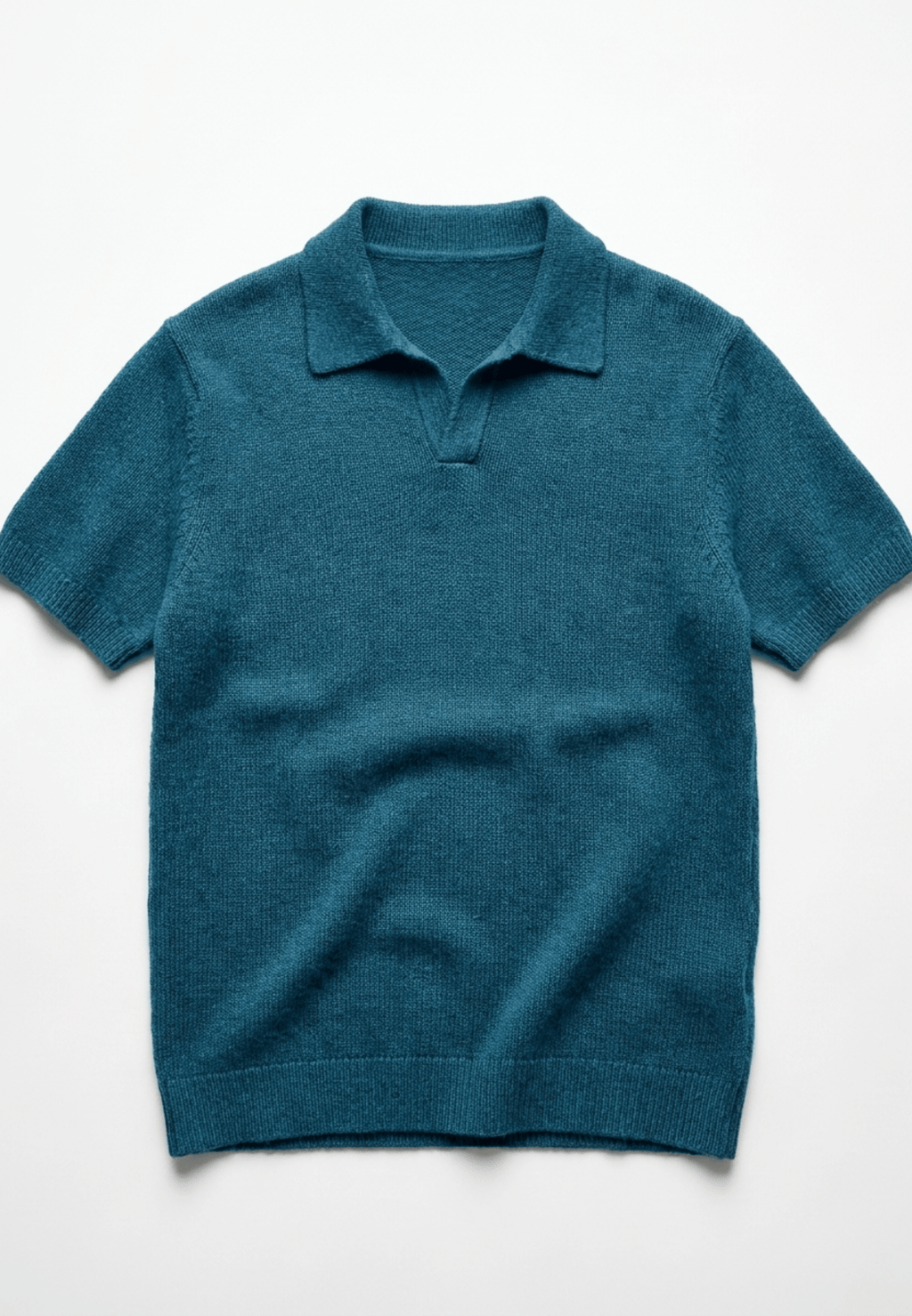 Cotton Buttonless Polo
