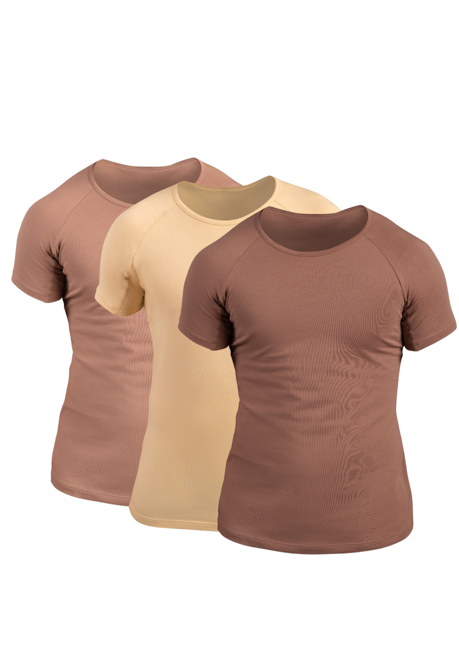 R-Neck Sweat-Proof Invisible Undershirt - Slim Fit