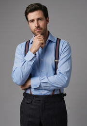 Chemise essentielle bleu glacier